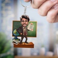 Kişiye Özel Karikatür Figür I Anahtarlık Biblo I Erkek Öğretmen Kişiye Özel Karikatür Figür I Anahtarlık Biblo I Erkek Öğretmen