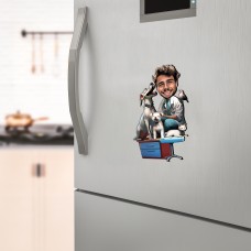 Kişiye Özel Karikatür Figür I Magnet Biblo I Veteriner	