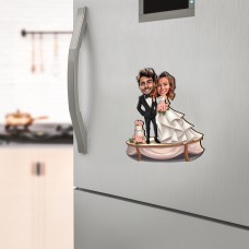 Kişiye Özel Karikatür Figür I Magnet Biblo I Gelin Damat Kişiye Özel Karikatür Figür I Magnet Biblo I Gelin Damat