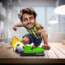 Kişiye Özel Karikatür Figür I Ahşap Masa Biblo I Fenerbahçe Kişiye Özel Karikatür Figür I Ahşap Masa Biblo I Fenerbahçe