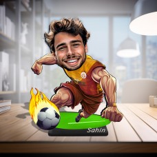 Kişiye Özel Karikatür Figür I Ahşap Masa Biblo I Galatasaray Kişiye Özel Karikatür Figür I Ahşap Masa Biblo I Galatasaray