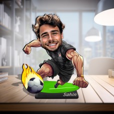Kişiye Özel Karikatür Figür I Ahşap Masa Biblo I Beşiktaş Kişiye Özel Karikatür Figür I Ahşap Masa Biblo I Beşiktaş