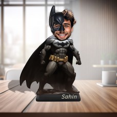 Kişiye Özel Karikatür Figür I Ahşap Masa Biblo I Batman Kişiye Özel Karikatür Figür I Ahşap Masa Biblo I Batman