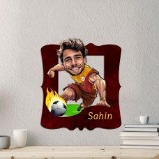 Kişiye Özel Karikatür Figür I Ahşap Tablo I Galatasaray Kişiye Özel Karikatür Figür I Ahşap Tablo I Galatasaray